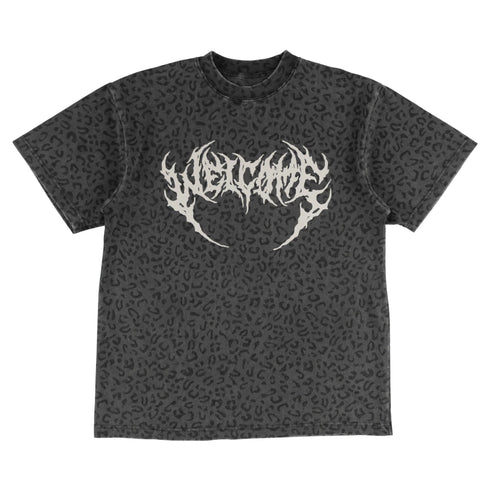Welcome - Fang Tee (Vintage Black/Leopard)