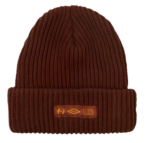 RVCA - Stacked Cuff Beanie (Red Earth)