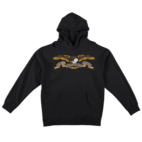 Anti Hero - Premium Eagle Hoodie (Black)