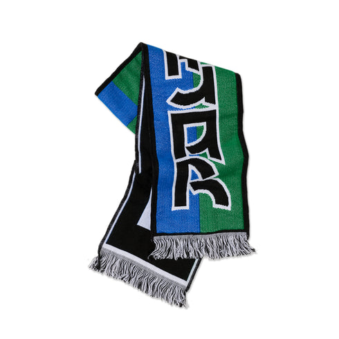 Polar - Squares Football Scarf (Blue/Green)