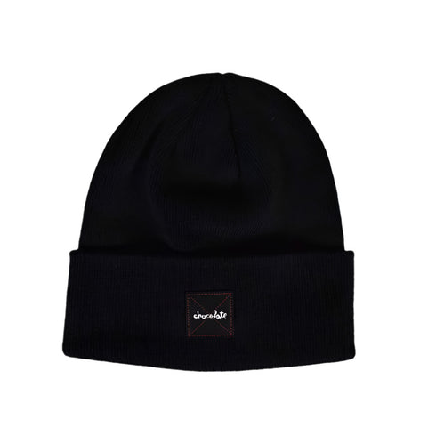 Chocolate - OG Square Beanie (Black)