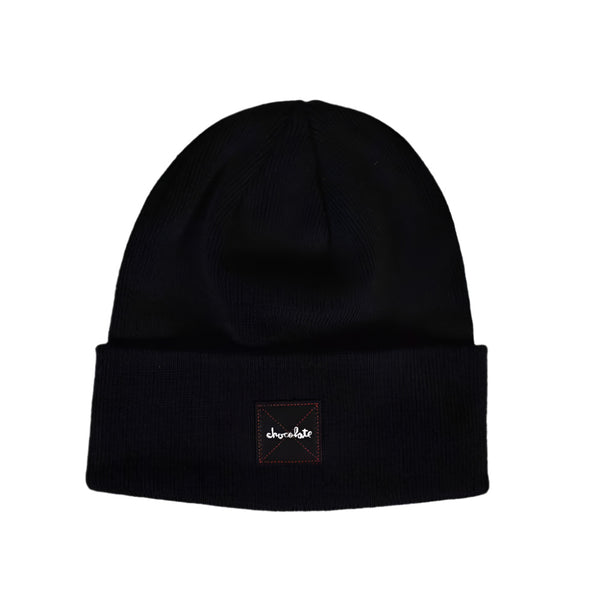 Chocolate - OG Square Beanie (Black)