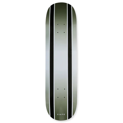 Cafe - Double Stripe Deck C2 Shape Olive/Black Fade (8.75) *SALE
