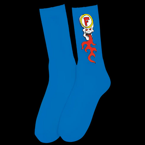 Foundation - Skull Fire Sock (Multiple Colors)