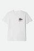 Brixton - Brixton x Coors Light Raceway Tee (White)
