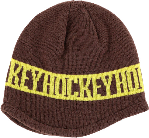 Hockey - No Fold Beanie (Black/Brown)