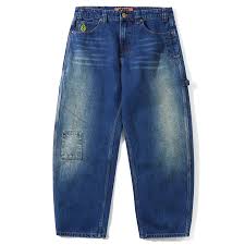 Butter Goods - Weathergear Denim Jeans (Repaired Indigo)