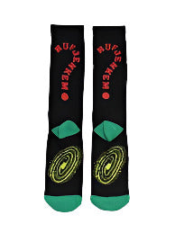 Huf - Huf X Jenkem The Portal Crew Sock (Black)