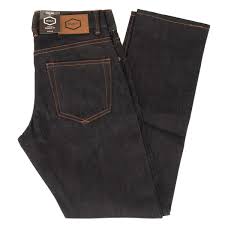 RVCA - The Weekend Straight Fit Denim (Dark Indigo)