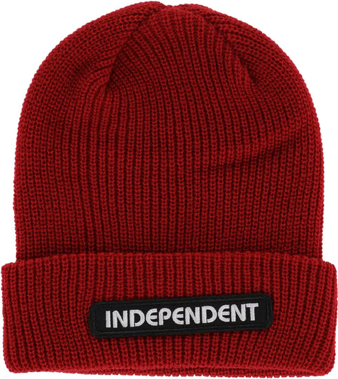 Independent - B/C Groundwork Beanie (Black/Red) *SALE