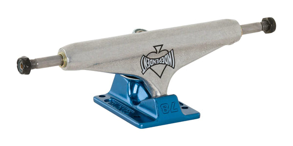 Independent - Stage 11 Forged Hollow Cant Be Beat 78 Silver Ano Blue Trucks (Multiple Sizes)