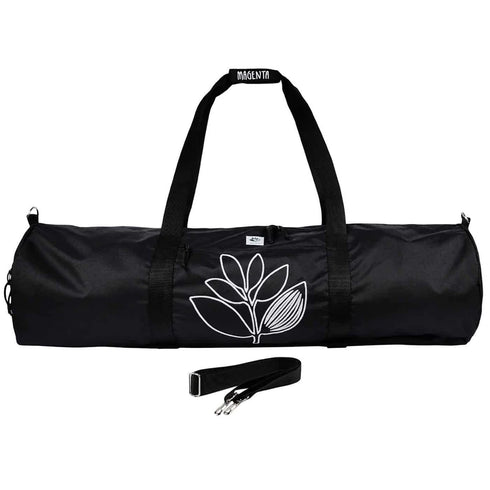Magenta - Plant Duffle Bag (Black)