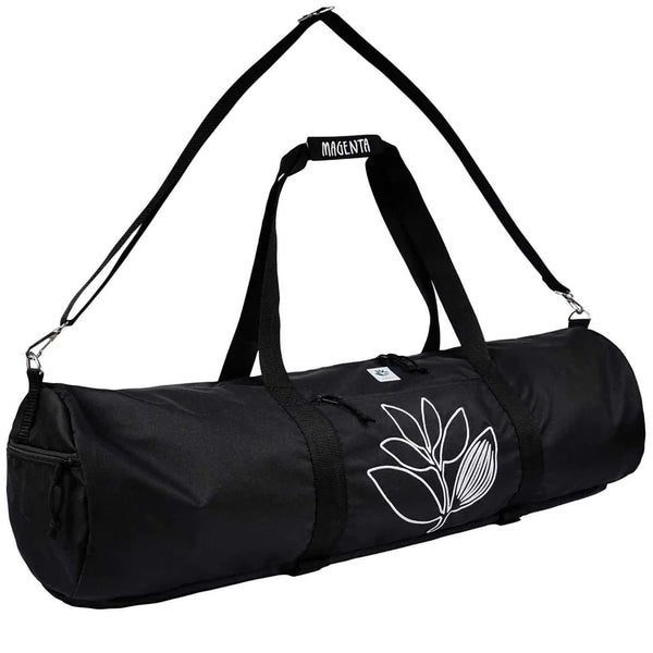 Magenta - Plant Duffle Bag (Black)