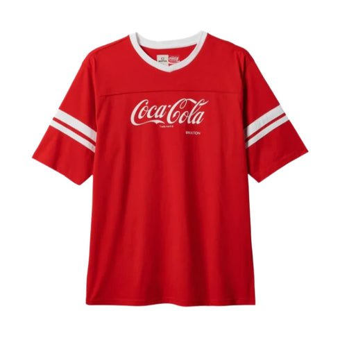 Brixton - Coca-Cola Classic Football Tee (Coke Red)