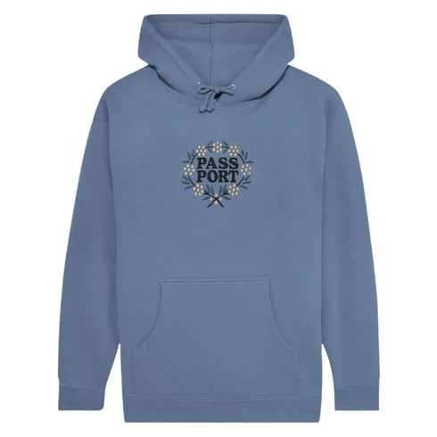 Pass Port - Wattle Hoodie (Washed Out Blue) *SALE