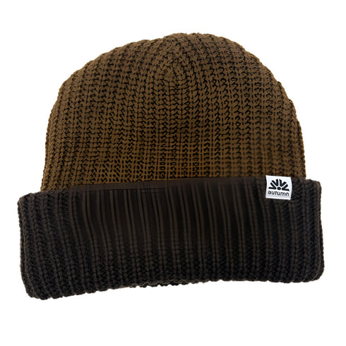 Autumn - Dual Tone Beanie (Chocolate Brown)