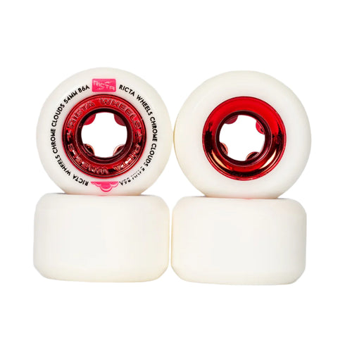 Ricta - Chrome Clouds Red 86a Wheels (54mm)
