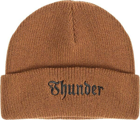 Thunder - Script Beanie (Brown)