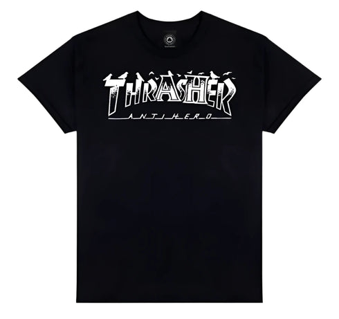 Thrasher - Anti Hero x Thrasher Pigeon Mag Tee (Black) *SALE