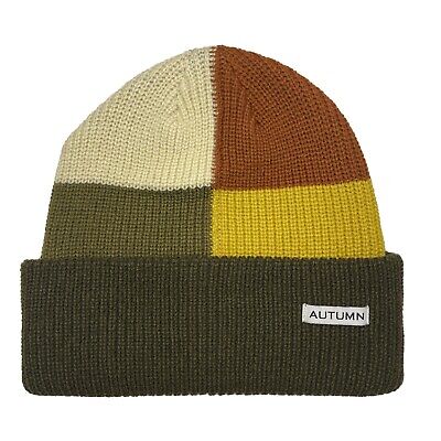 Autumn - Patchwork Beanie (Army)