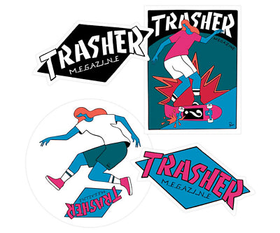 Thrasher - Thrasher X Parra Sticker Pack
