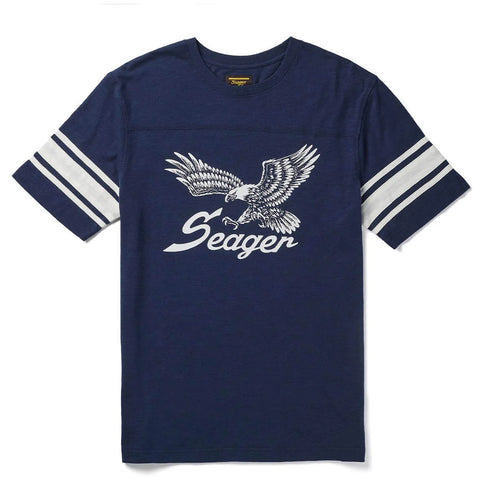 Seager - Riggins Crew Shirt (Navy) *SALE