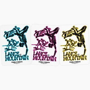 Powell - Bones Brigade "Lance Moutain" Series 16 Sticker (3 Assorted Colors)