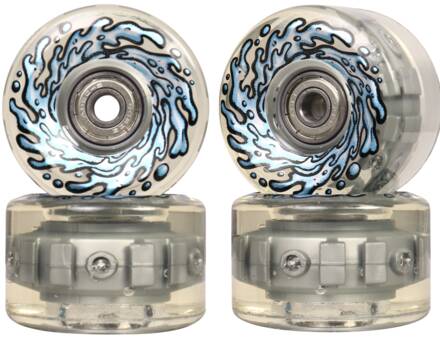 Slime Balls - Light Ups W/ Blue LED and Bearings OG Slime 78a Wheels (60mm)