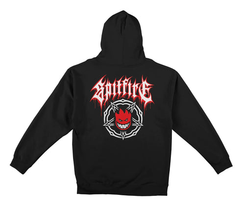 Spitfire - Pentagram Drip Zip-Up Hoodie (Black)