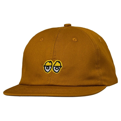 Krooked - Eyes Strapback Hat (Tan/Gold)
