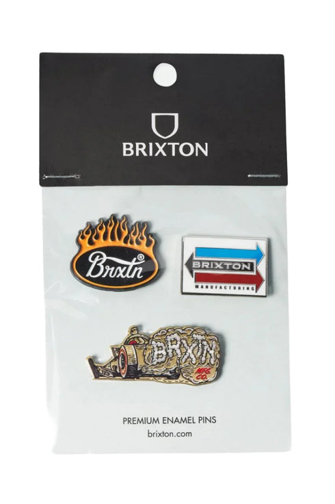 Brixton - Flame Pin Set