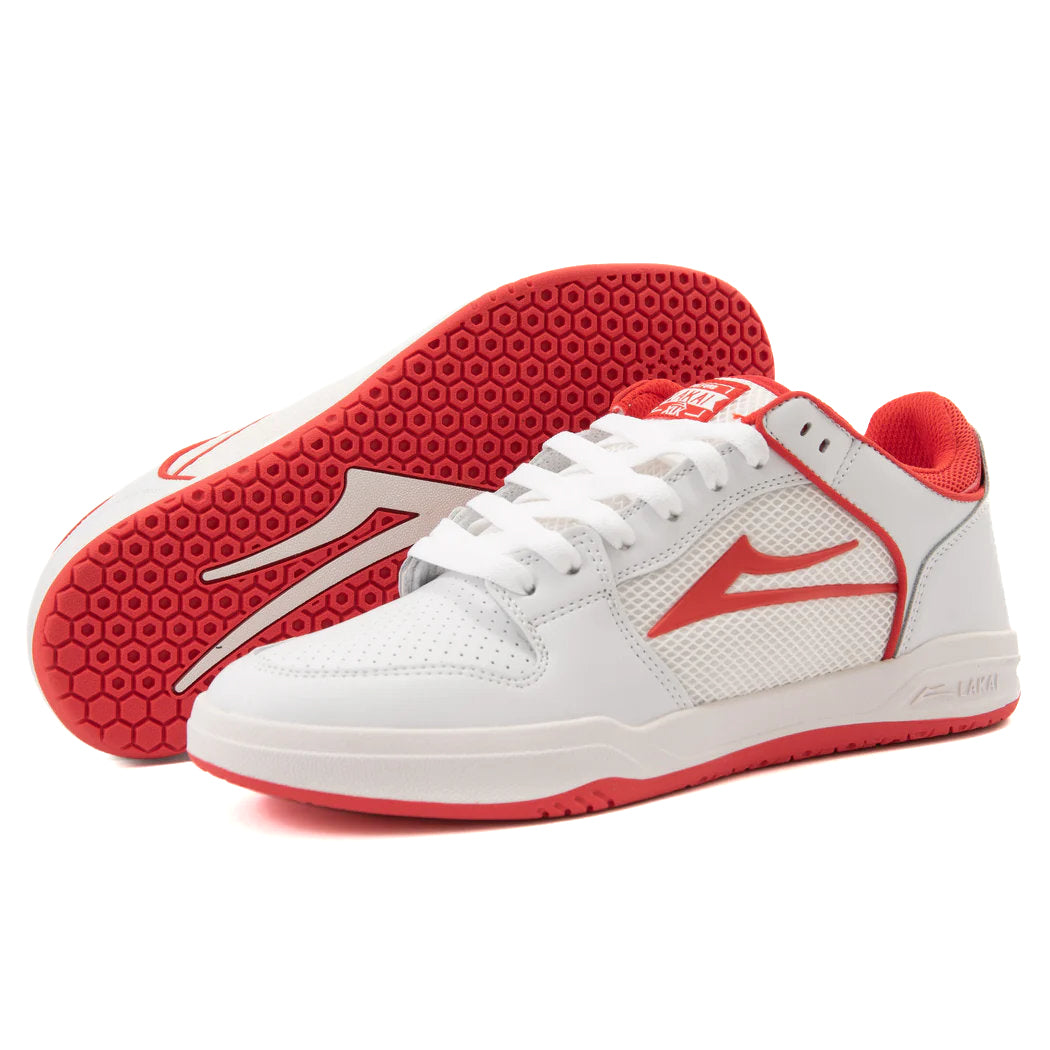 Lakai - Telford Low (White/Red) *SALE – 303boards.com