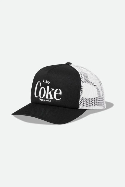 Brixton - Coca Cola Enjoy MP Trucker Cap (Black/White)