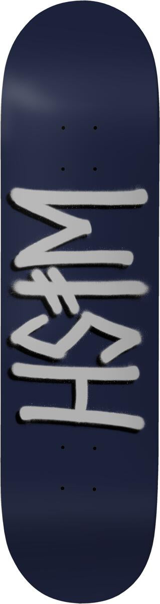 Deathwish - Wish Navy/Silver Deck (8.25") *SALE