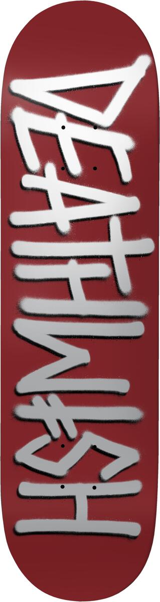 Deathwish - Deathspray Maroon/Silver Deck (8.75") *SALE