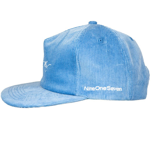917 - Scripted Call Me Snapback Hat (Blue)