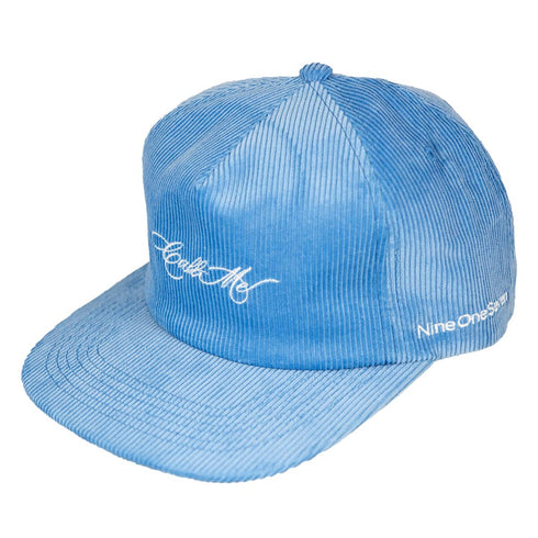 917 - Scripted Call Me Snapback Hat (Blue)