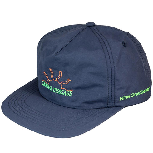917 - Leave a Message Snapback Hat (Navy)