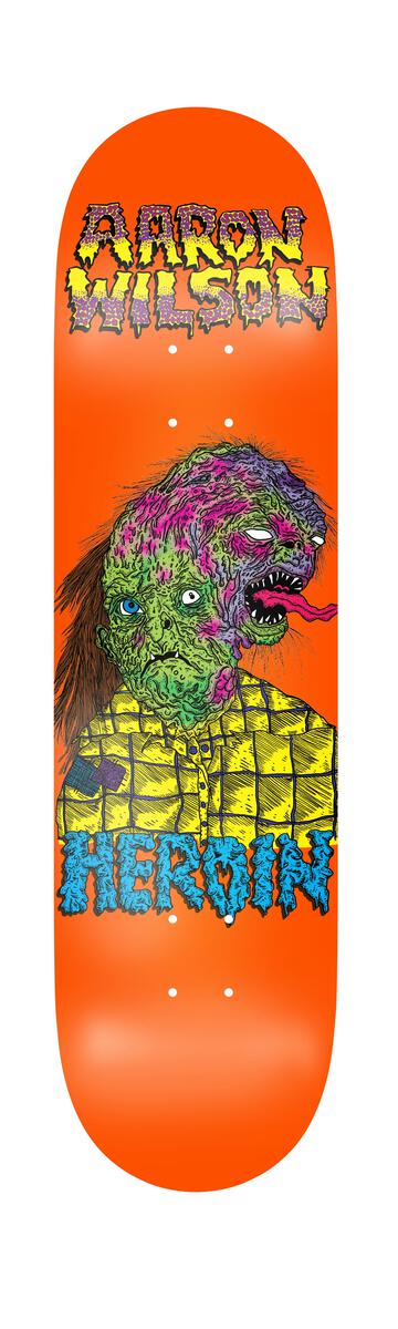 Heroin - Aaron Wilson Face Melter Deck (8.5") *SALE