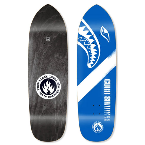 Black Label - Jason Adams Curb Shark Blue Punk Point Deck (9.5")