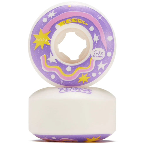 OJ - Nora Dreams Elite White EZ Edge 101a Wheels (54mm) *SALE