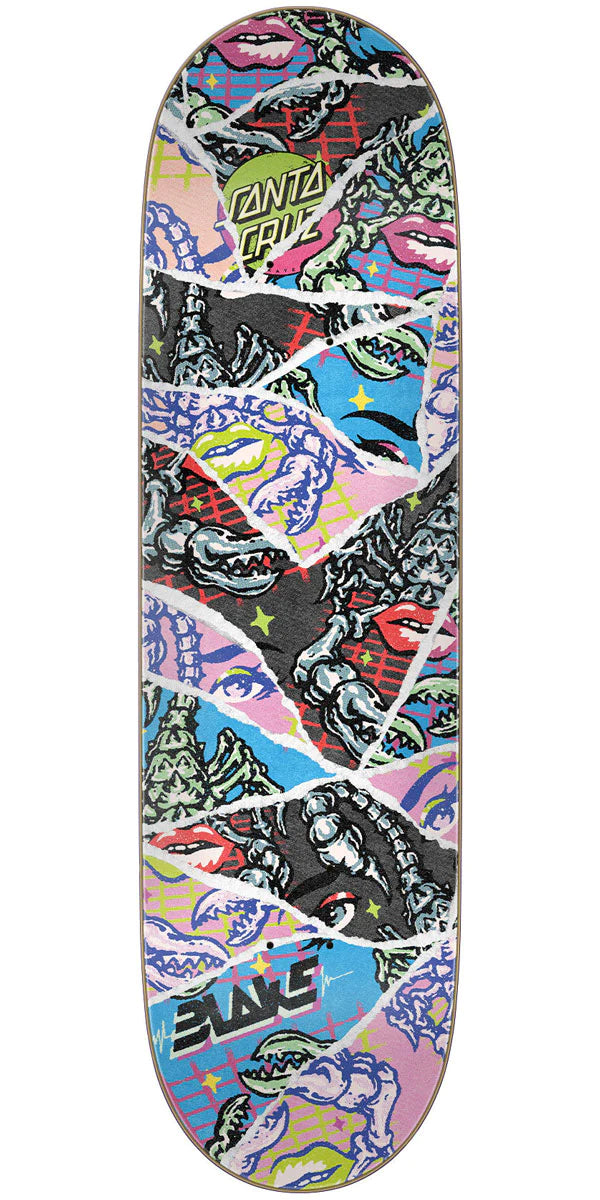 Santa Cruz - Johnson Misprint Danger Zone VX Everslick Deck (8.6") *SALE