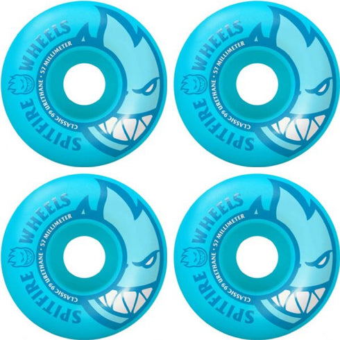 Spitfire - Bighead Neon Blue Wheels (57mm) *SALE