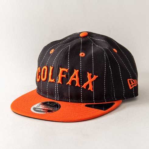 303 Boards - Colfax Arch New Era Retro Crown Hat (Black/Orange) *SALE