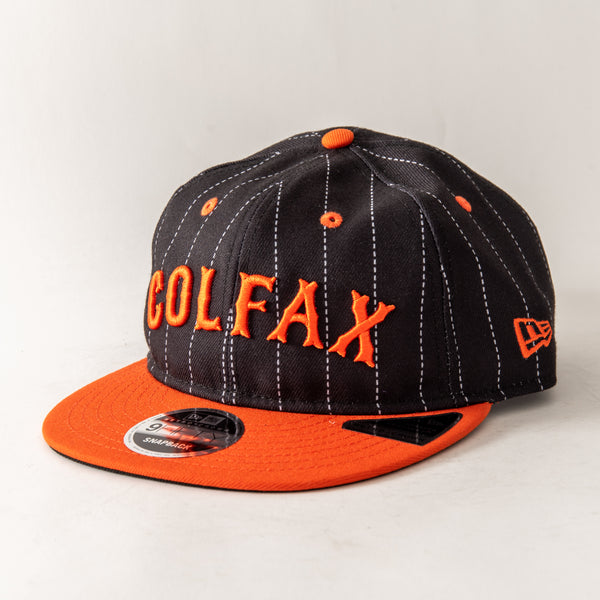 303 Boards - Colfax Arch New Era Retro Crown Hat (Black/Orange) *SALE
