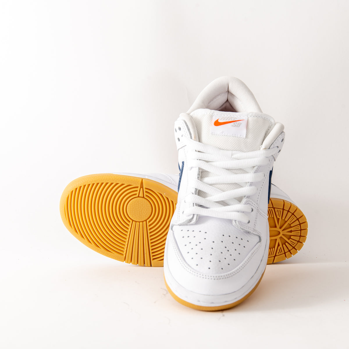 Nike SB - Dunk Low Pro ISO (White/Navy) – 303boards.com