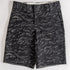 303 Boards - 303 Sucks Printed Raw Edge Hem Shorts (Black Tiger Print)