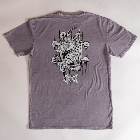 303 Boards - CLFX X Ellen Dragon Shirt (Acid Wash Purple)