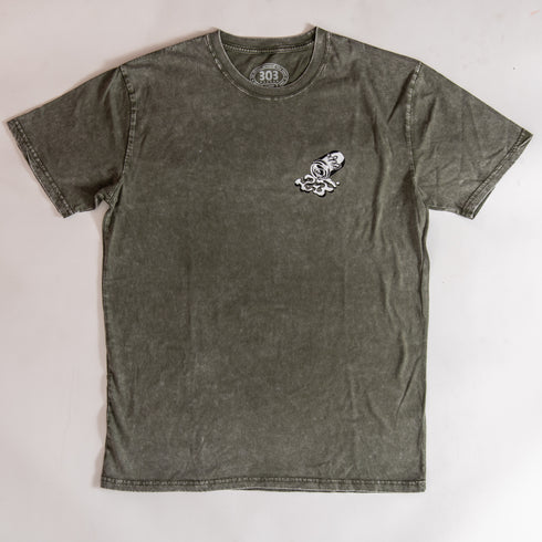303 Boards - CLFX X Ellen Dragon Shirt (Acid Wash Green)