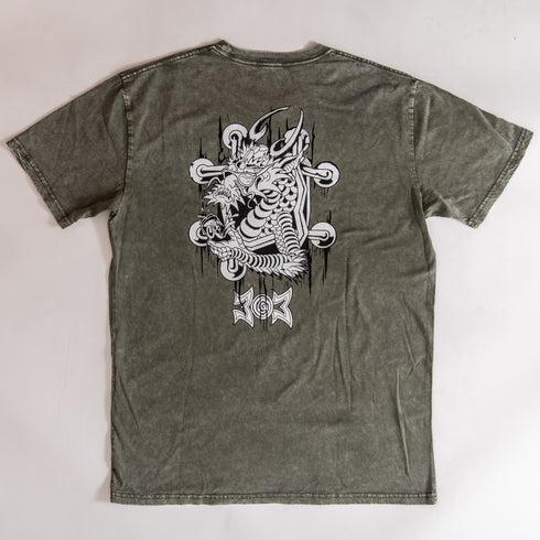 303 Boards - CLFX X Ellen Dragon Shirt (Acid Wash Green)